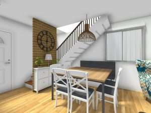 kuća 80 m2- prostor ispod stepenica