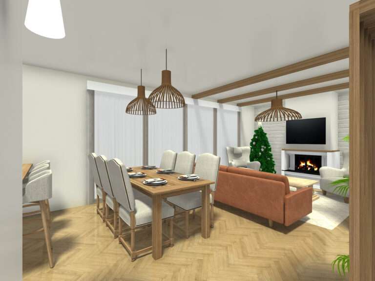 open space boravak i kuhinja